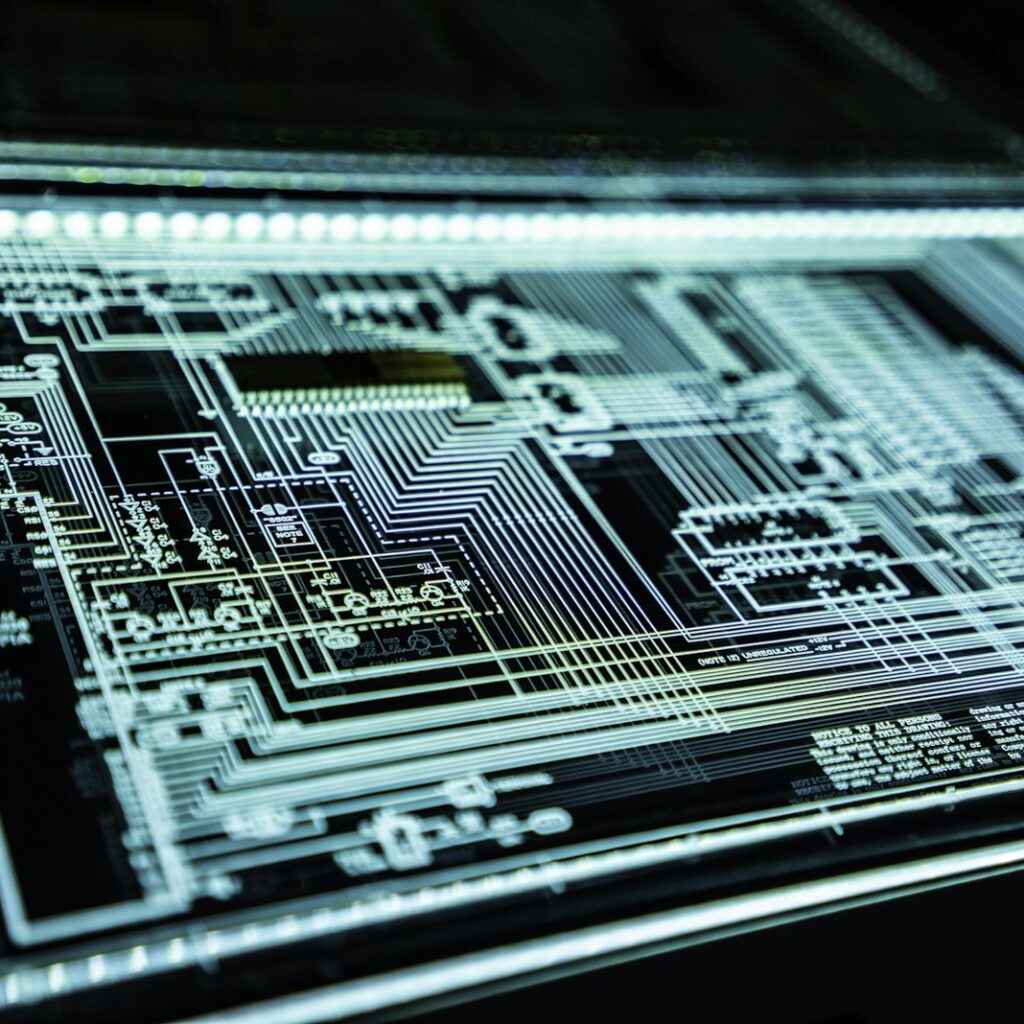 Cyber security abstract visual